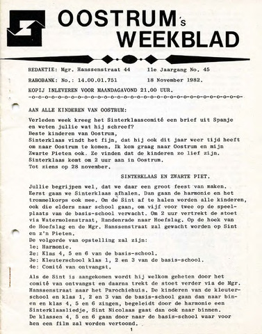 Oostrum's Weekblad 1982-11-18