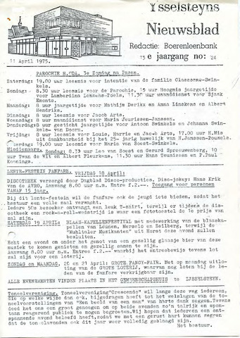 Ysselsteyns Nieuwsblad 1975-04-11
