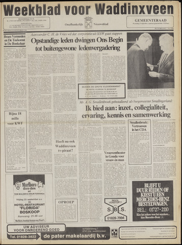 Weekblad voor Waddinxveen 1981-09-23