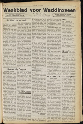 Weekblad voor Waddinxveen 1956-03-23