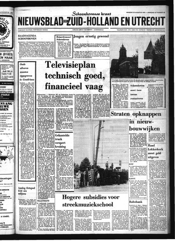 Schoonhovensche Courant 1976-08-23