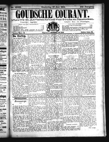 Goudsche Courant 1915-06-10