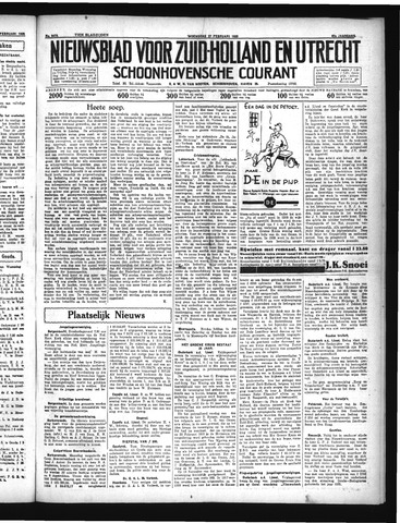 Schoonhovensche Courant 1935-02-27