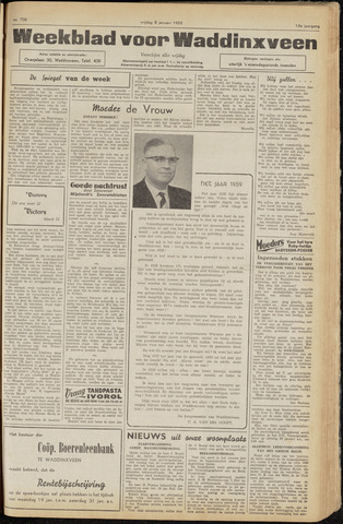 Weekblad voor Waddinxveen 1959-01-08