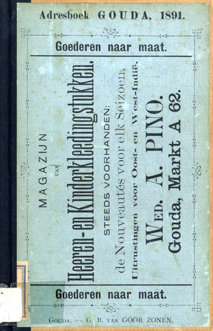 Adresboeken Gouda 1891-01-01