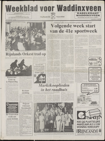 Weekblad voor Waddinxveen 1986-05-07