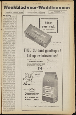 Weekblad voor Waddinxveen 1958-04-25