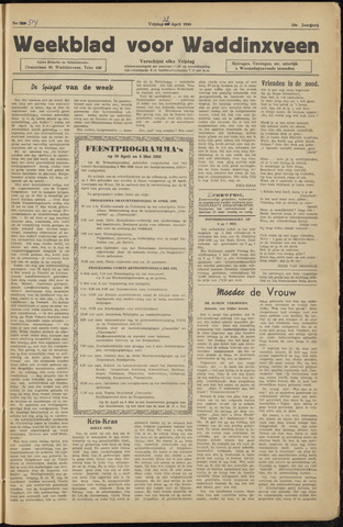 Weekblad voor Waddinxveen 1955-04-22