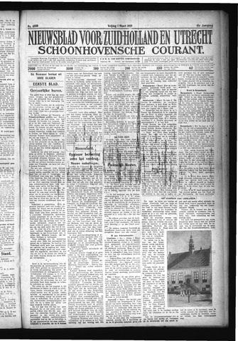 Schoonhovensche Courant 1929-03-01