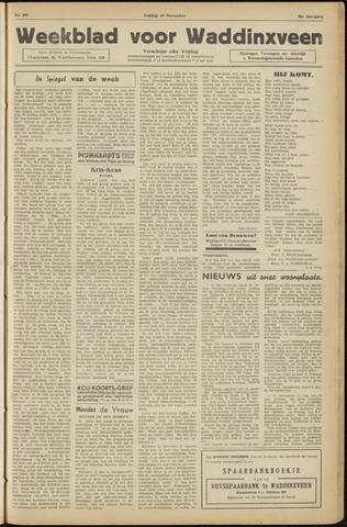 Weekblad voor Waddinxveen 1954-11-19