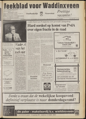 Weekblad voor Waddinxveen 1977-07-20