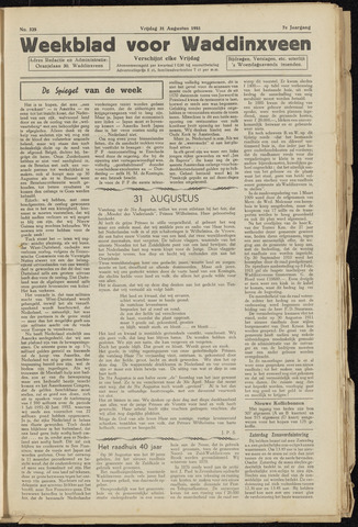 Weekblad voor Waddinxveen 1951-08-31
