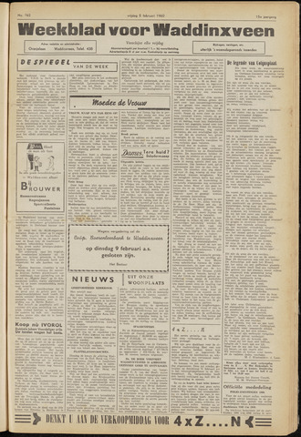 Weekblad voor Waddinxveen 1960-02-05