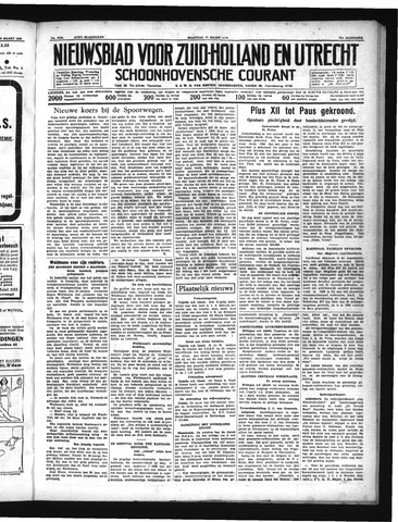 Schoonhovensche Courant 1939-03-13