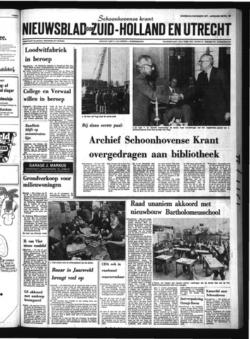Schoonhovensche Courant 1977-11-09