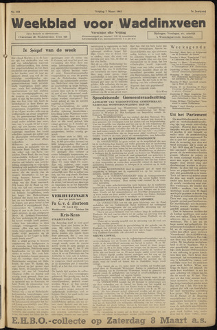 Weekblad voor Waddinxveen 1952-03-07