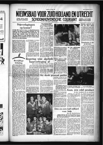 Schoonhovensche Courant 1955-04-22