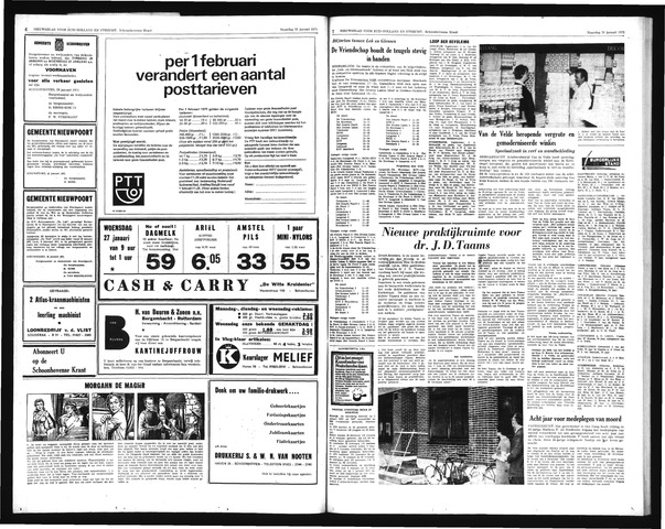 Schoonhovensche Courant 1971-01-26
