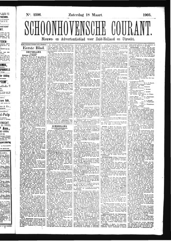 Schoonhovensche Courant 1905-03-18