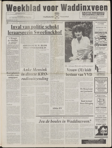 Weekblad voor Waddinxveen 1985-06-26