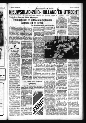 Schoonhovensche Courant 1966-03-16