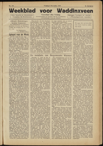 Weekblad voor Waddinxveen 1947-12-05