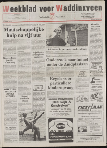 Weekblad voor Waddinxveen 1989-11-01