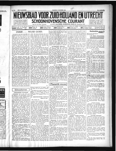 Schoonhovensche Courant 1937-10-11