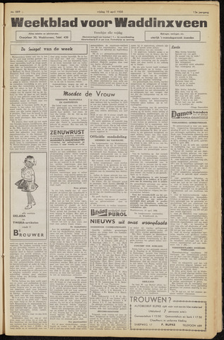 Weekblad voor Waddinxveen 1958-04-18