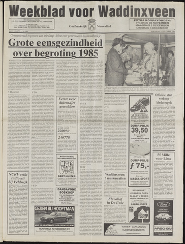 Weekblad voor Waddinxveen 1984-11-21