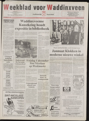 Weekblad voor Waddinxveen 1989-11-29