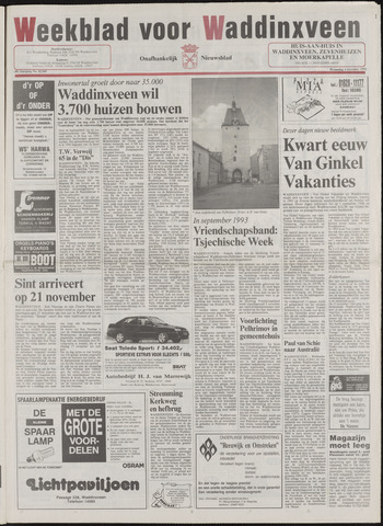 Weekblad voor Waddinxveen 1992-11-04