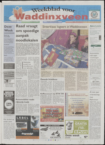 Weekblad voor Waddinxveen 2001-12-05