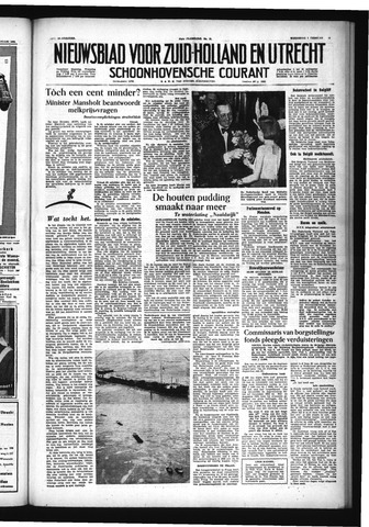Schoonhovensche Courant 1955-02-02