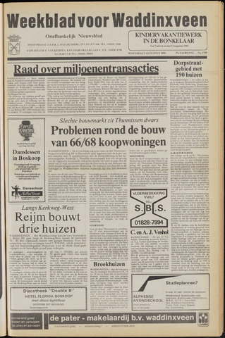 Weekblad voor Waddinxveen 1981-08-05