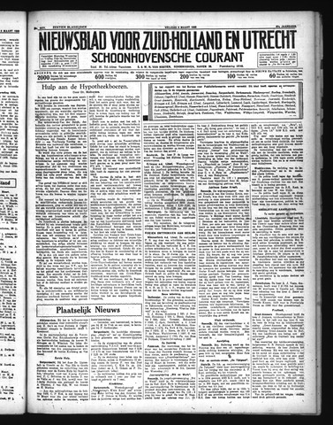 Schoonhovensche Courant 1935-03-08