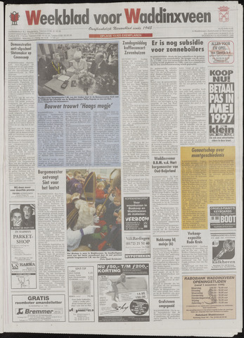 Weekblad voor Waddinxveen 1996-11-20