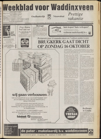 Weekblad voor Waddinxveen 1977-08-10