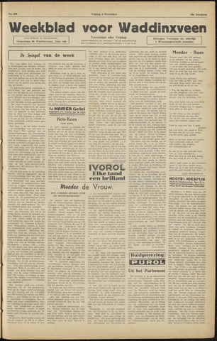 Weekblad voor Waddinxveen 1954-11-05