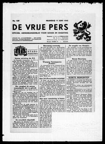 De Vrije Pers 1945-06-11