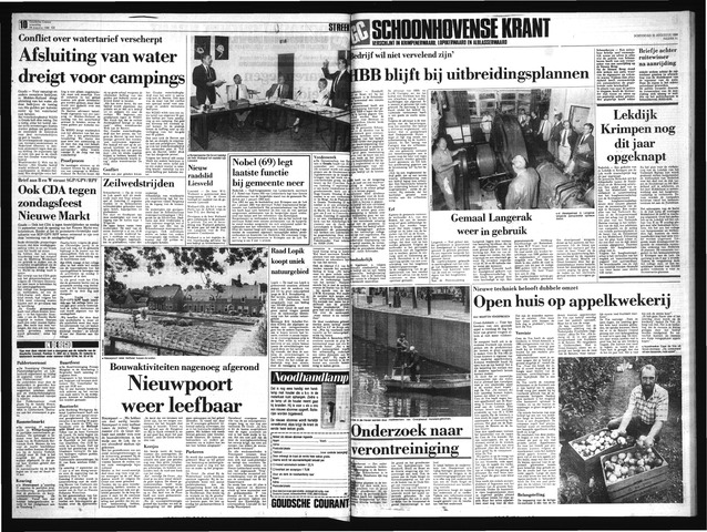 Schoonhovensche Courant 1988-08-25