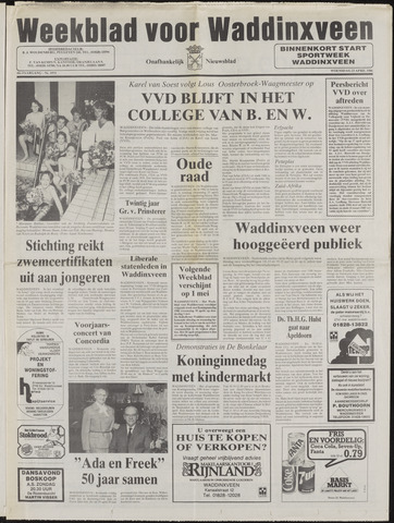 Weekblad voor Waddinxveen 1986-04-23