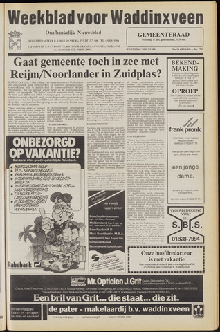 Weekblad voor Waddinxveen 1981-06-10