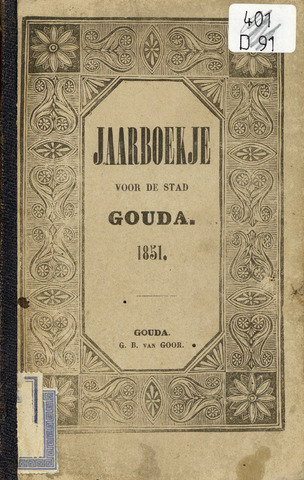Adresboeken Gouda 1851-01-01
