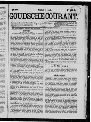 Goudsche Courant 1866-04-01