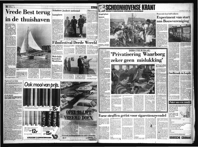 Schoonhovensche Courant 1988-04-14