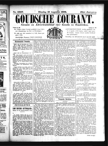 Goudsche Courant 1909-08-10