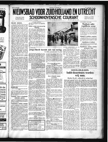 Schoonhovensche Courant 1949-10-31