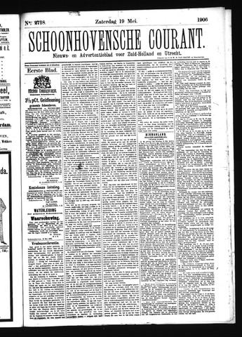 Schoonhovensche Courant 1906-05-19