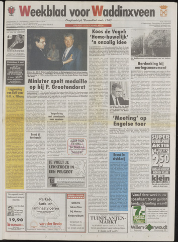 Weekblad voor Waddinxveen 1996-05-01